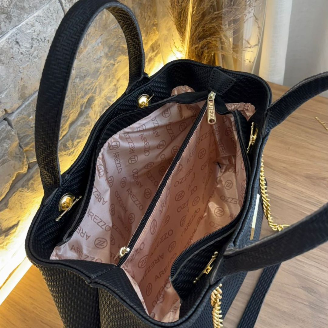 Bolsa de Couro Arezzo Isadora