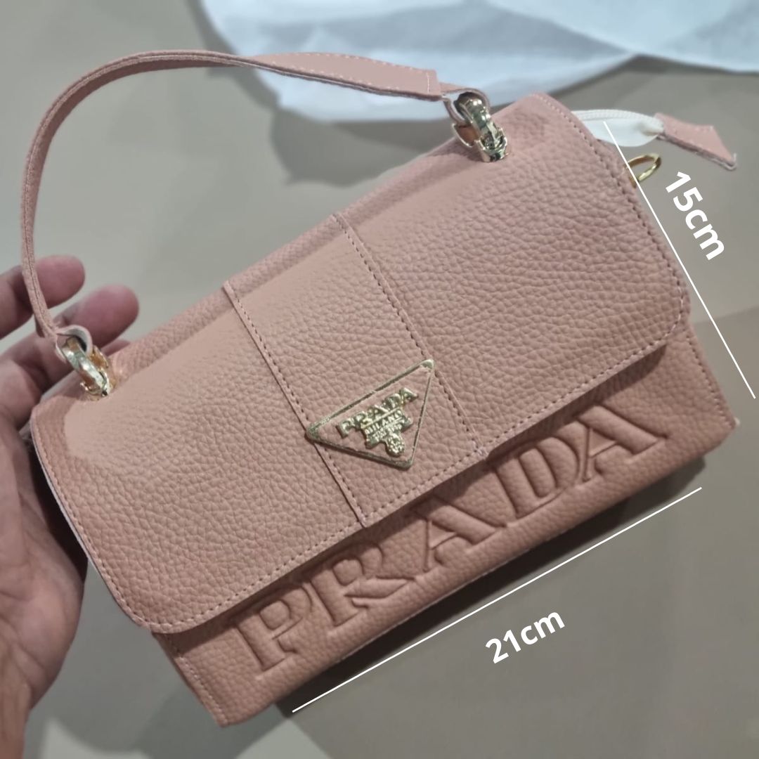 Bolsa Prada Audrey Urbaninha com alça transversal