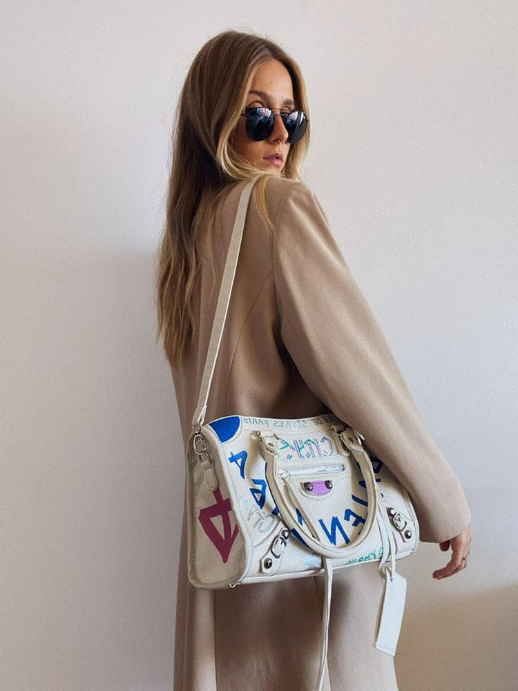 Bolsa Balenciaga Grande de Couro com 2 Alças