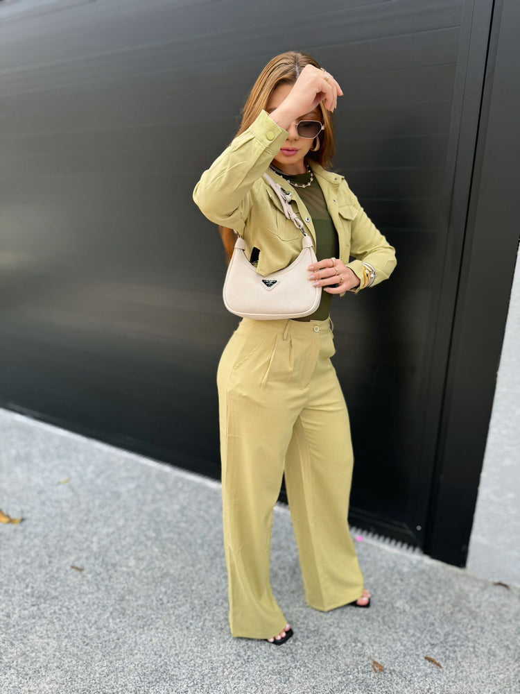 Bolsa de Couro Prada Canoa Luna