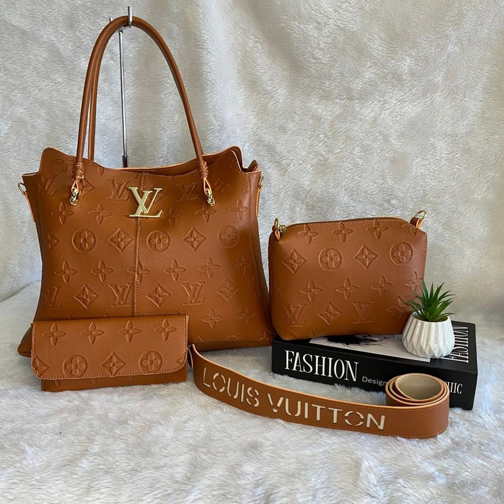 Louis Vuitton 3 peças de couro 1