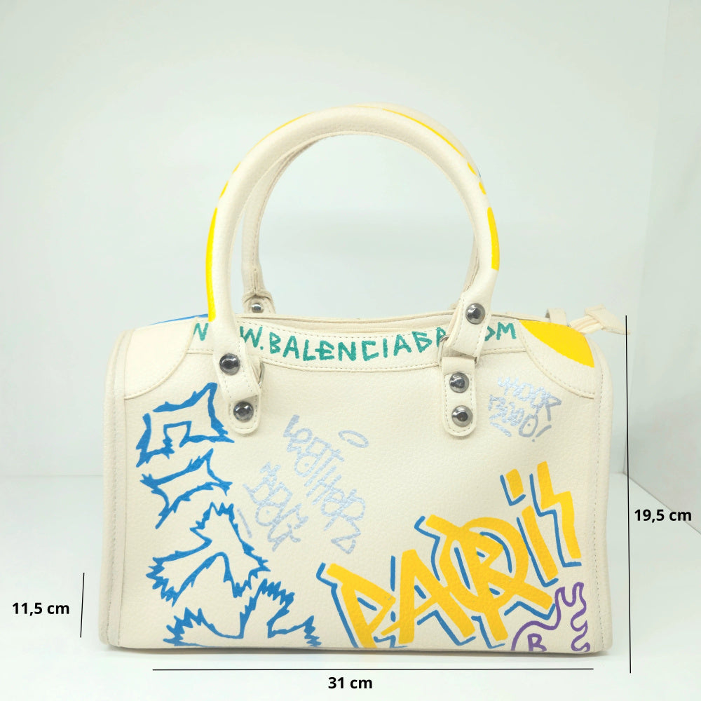 Bolsa Balenciaga Grande de Couro com 2 Alças