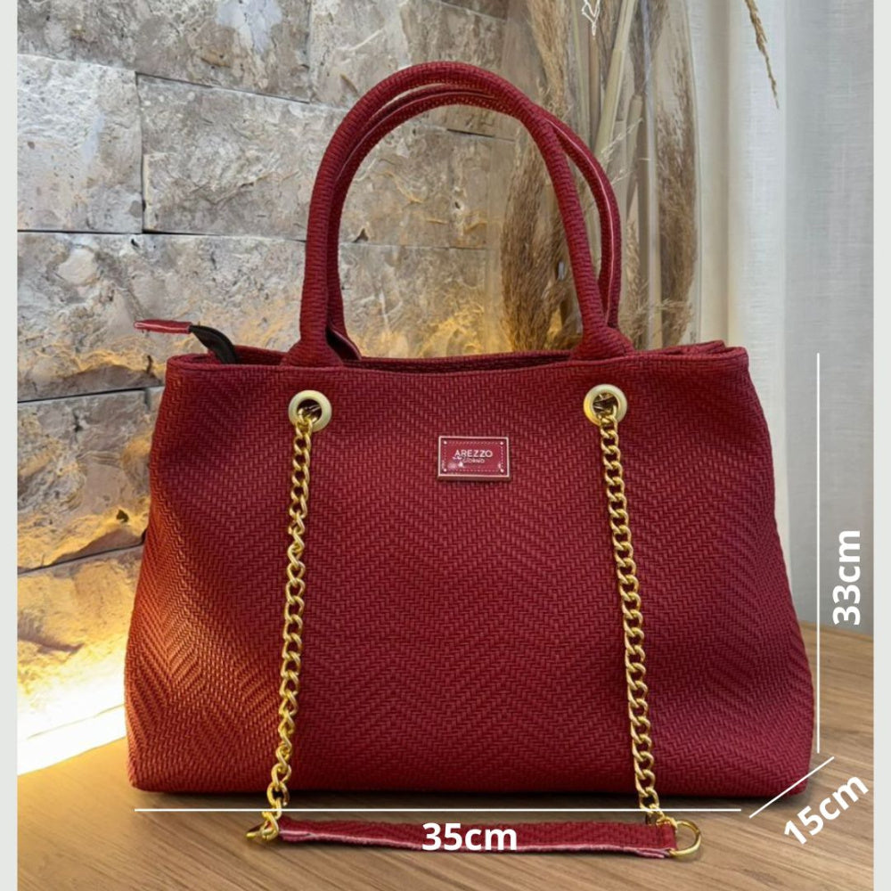 Bolsa de Couro Arezzo Isadora