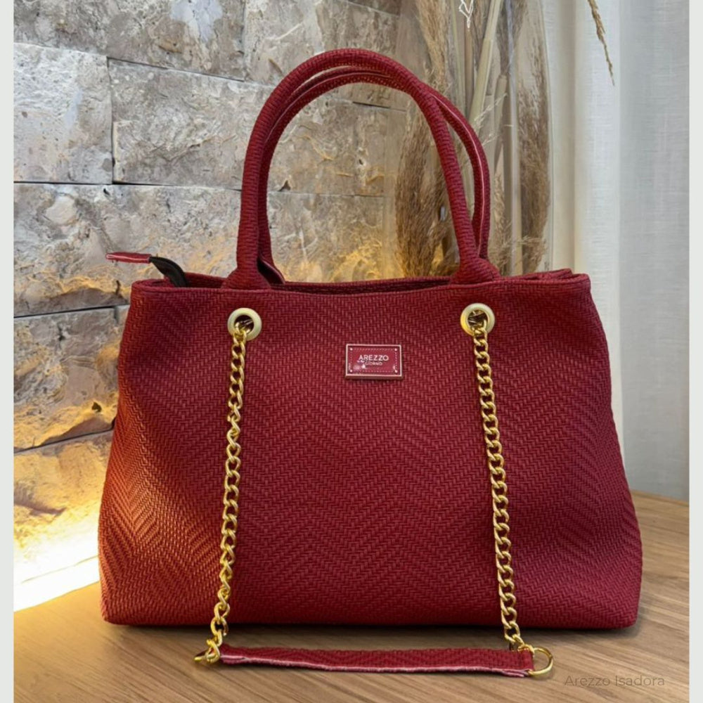 Bolsa de Couro Arezzo Isadora