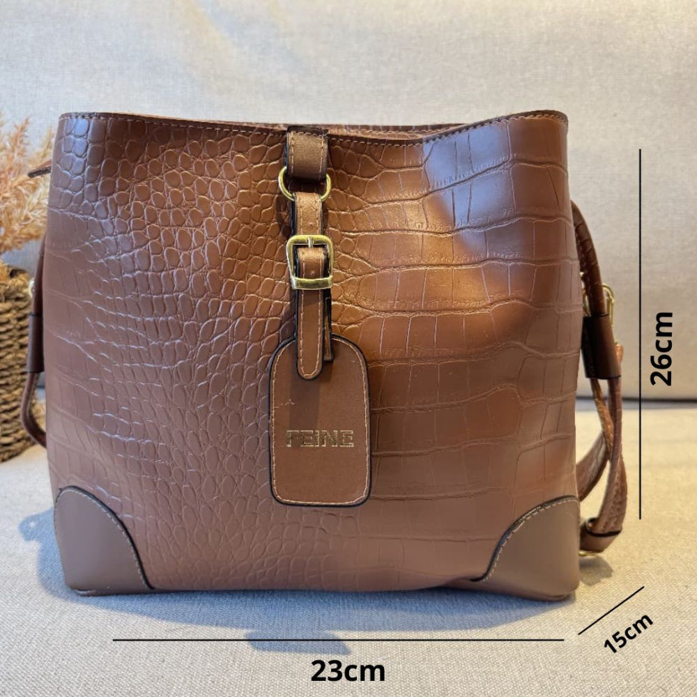 Bolsa de Couro Feine Astrid