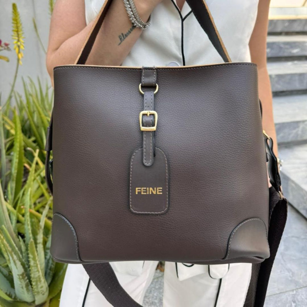 Bolsa de Couro Feine Astrid