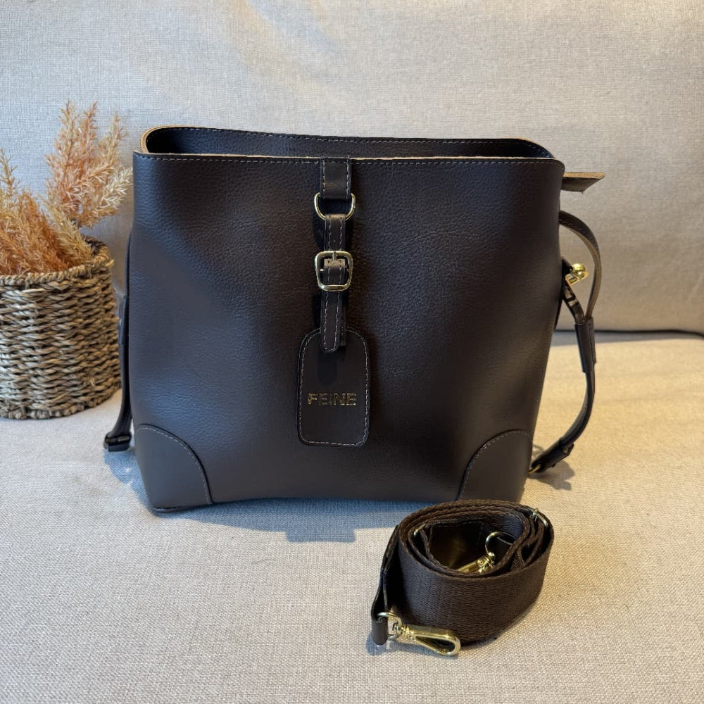 Bolsa de Couro Feine Astrid