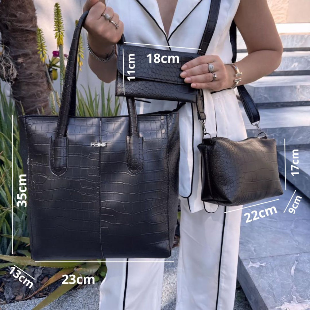 Bolsa de Couro Kit Feine Victoria