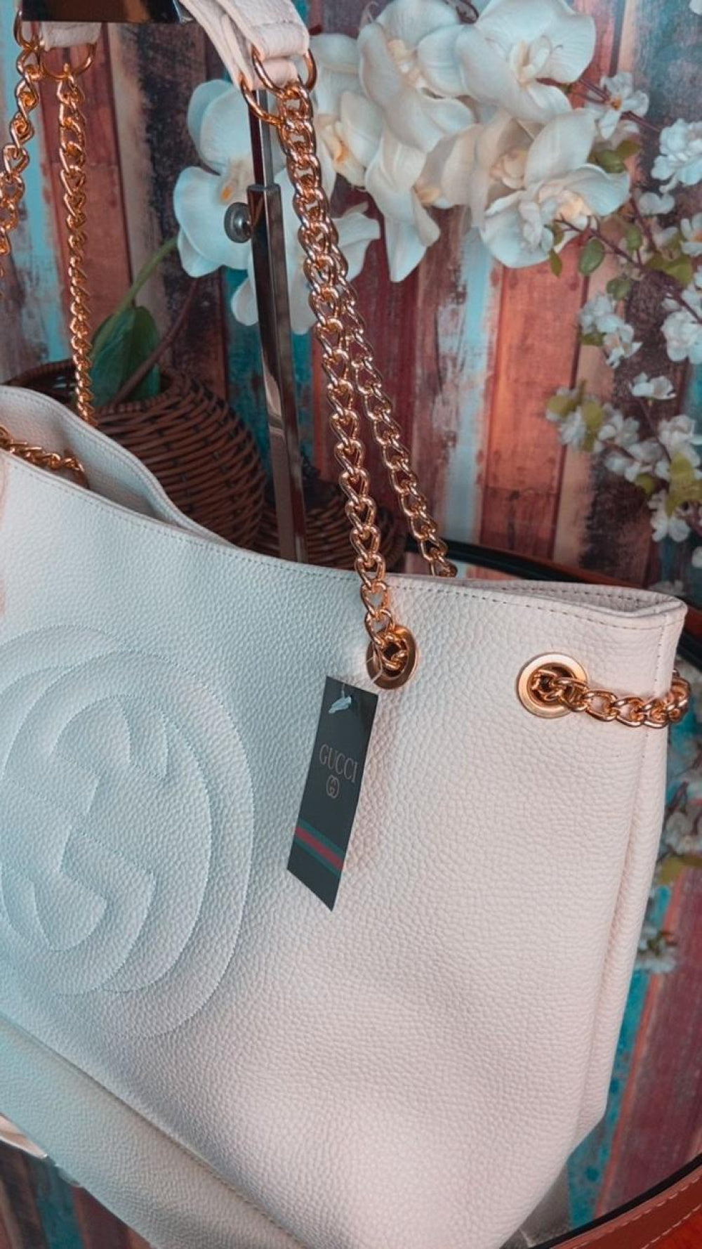 Bolsa Grande Gucci de Couro Eliz