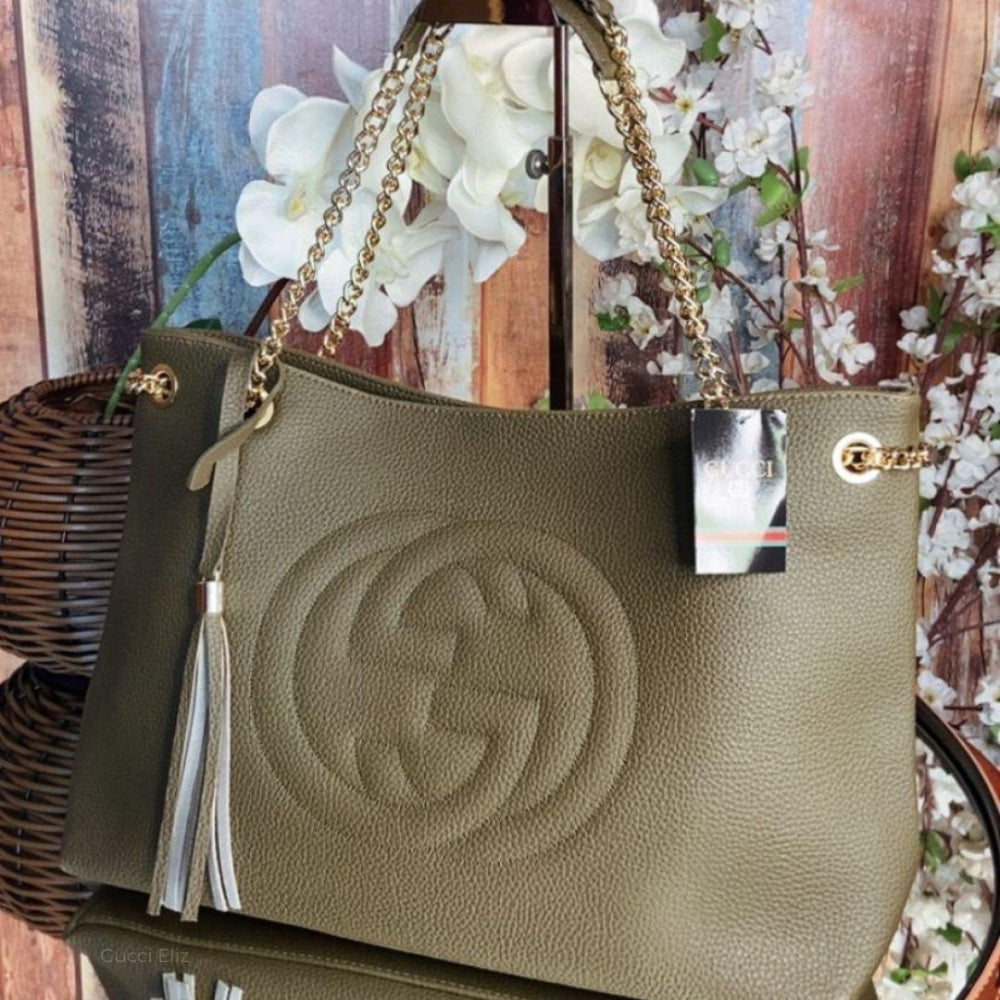 Bolsa Grande Gucci de Couro Eliz