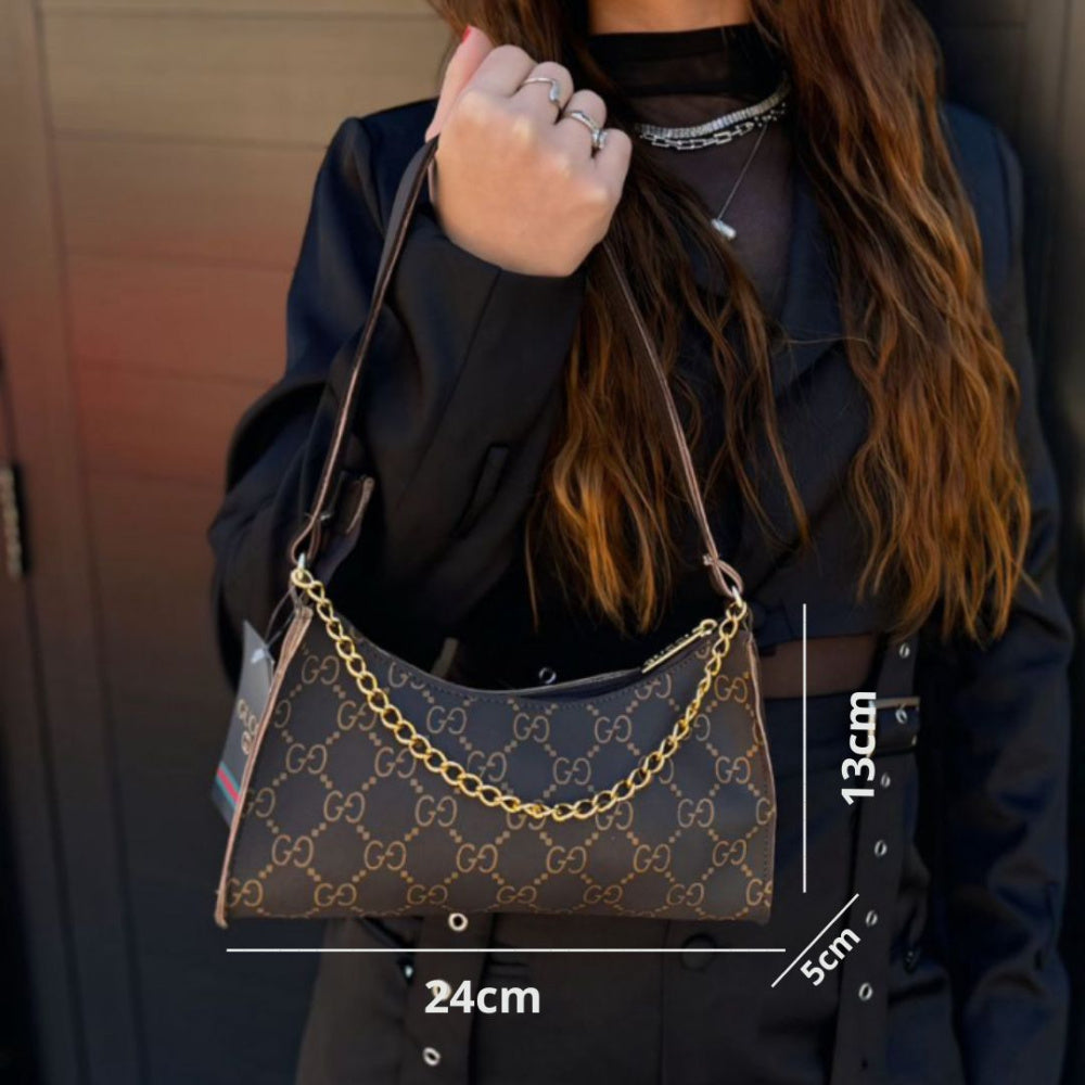 Bolsa Gucci de Couro Pequena Florença