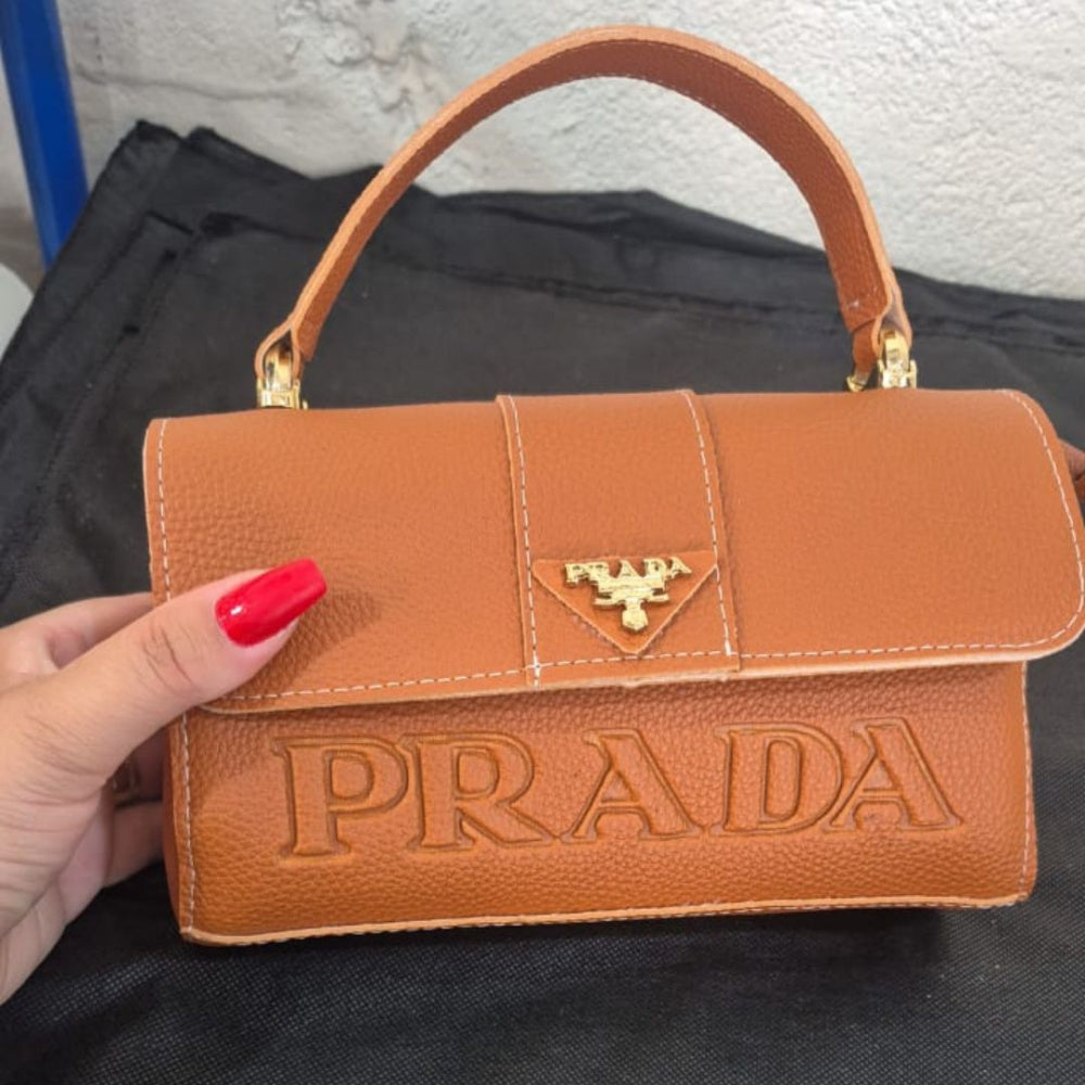 Bolsa Prada Audrey Urbaninha com alça transversal
