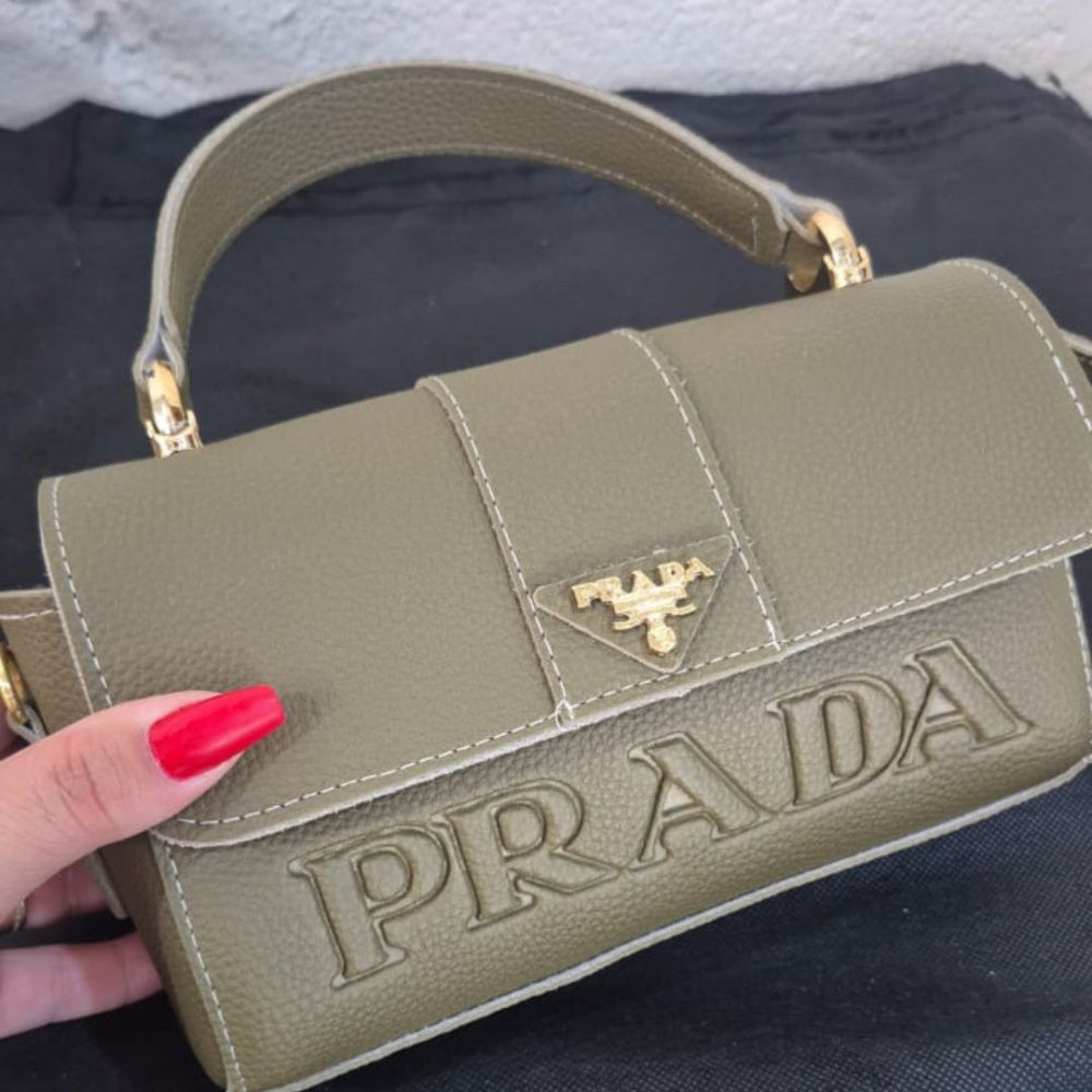 Bolsa Prada Audrey Urbaninha com alça transversal