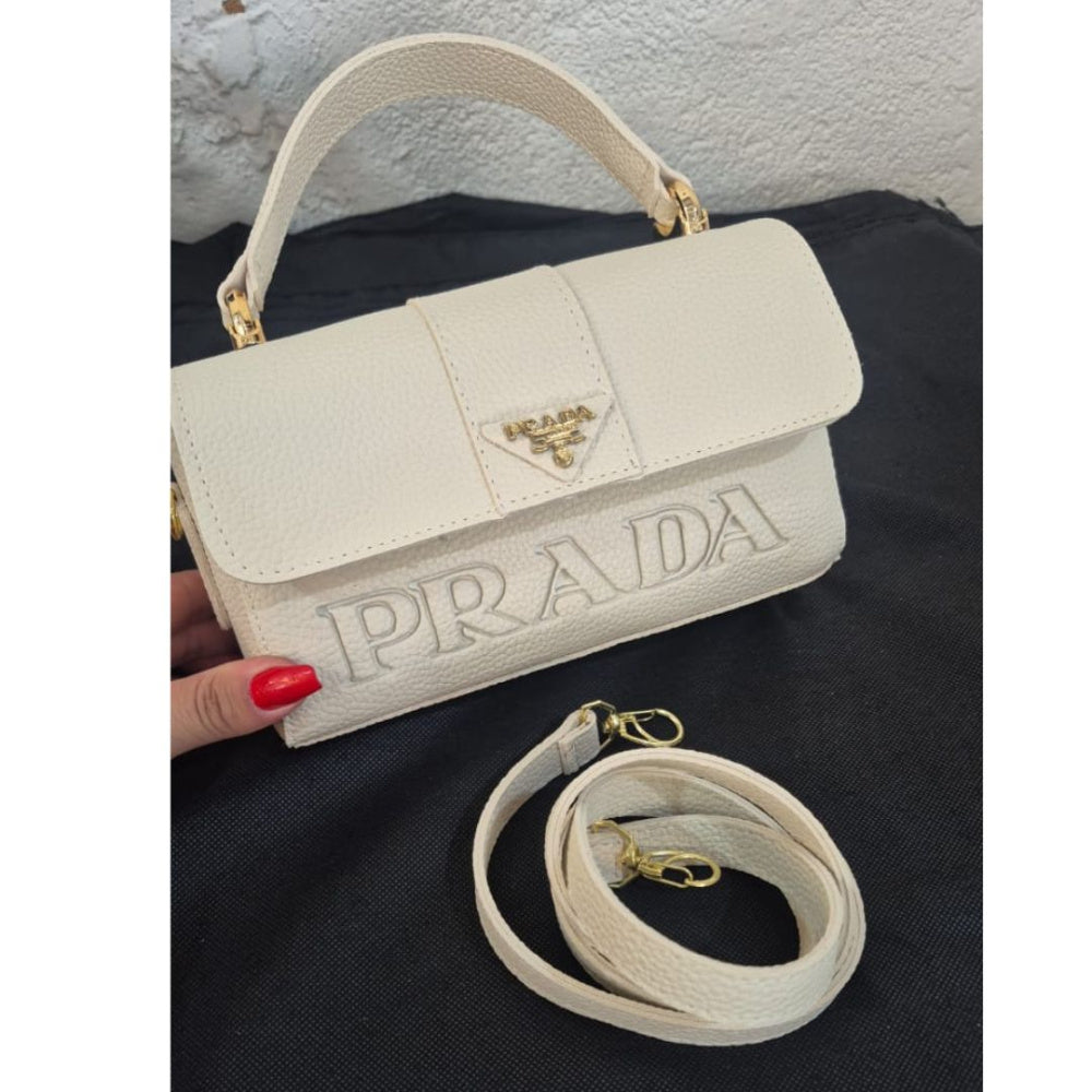 Bolsa Prada Audrey Urbaninha com alça transversal