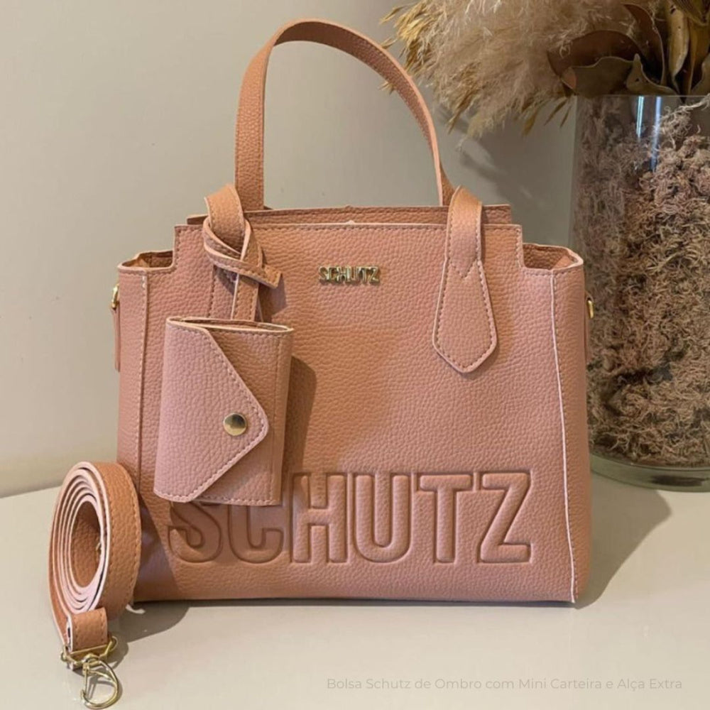 Bolsa Schutz de Ombro com Mini Carteira e Alça Extra