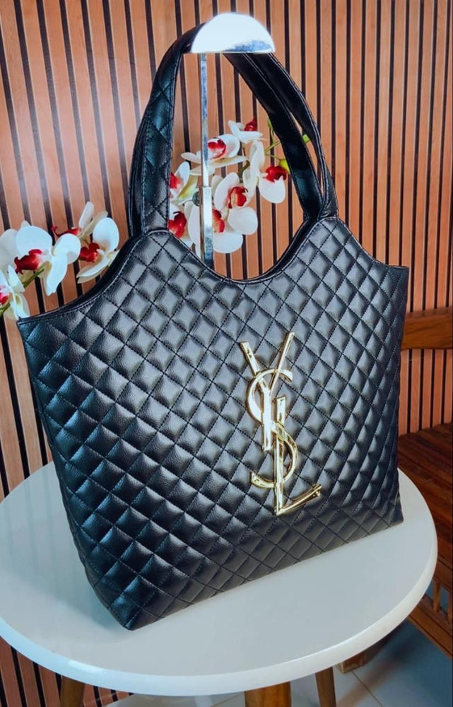 Bolsa Grande Yves Saint Laurent Icare Tote + Necessaire