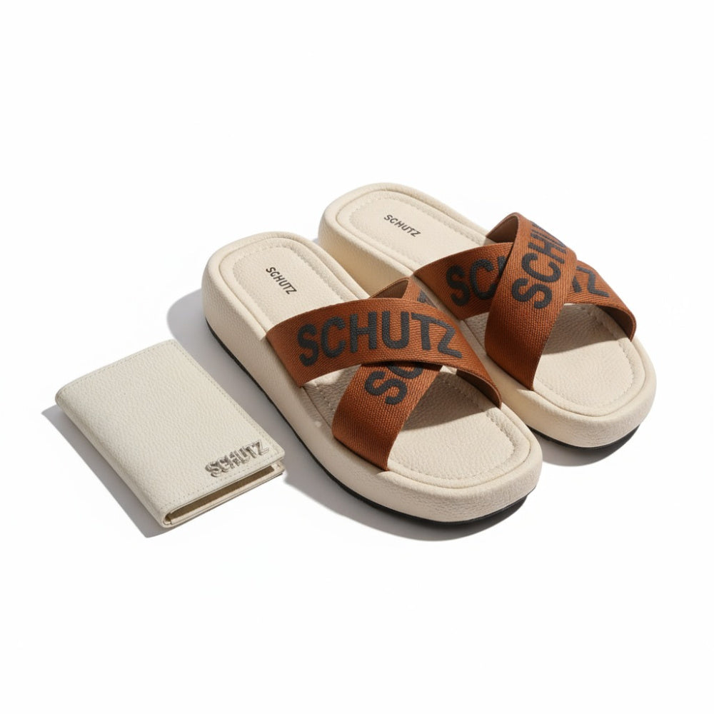 Kit Sandália Schütz Amélia + Porta Cartão Schütz