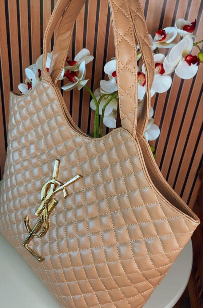 Bolsa Grande Yves Saint Laurent Icare Tote + Necessaire