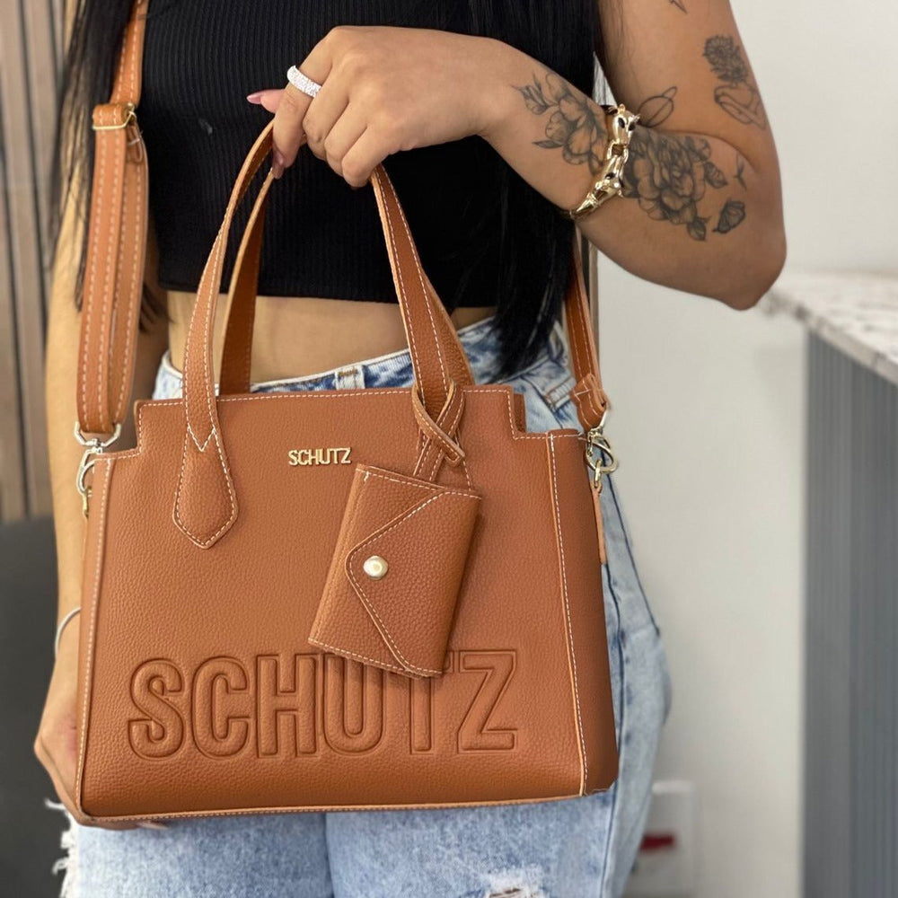 Bolsa Schutz de Ombro com Mini Carteira e Alça Extra