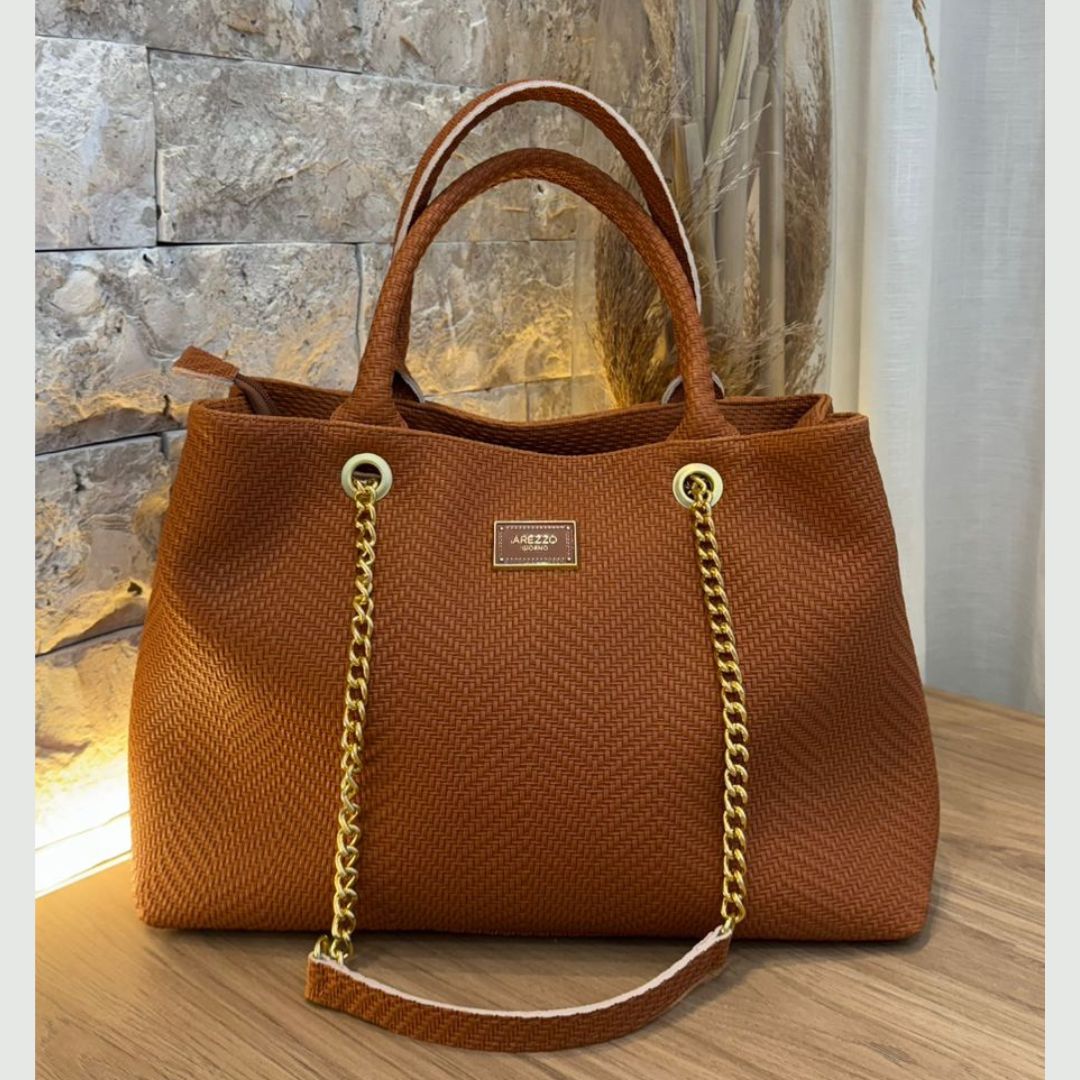 Bolsa de Couro Arezzo Isadora
