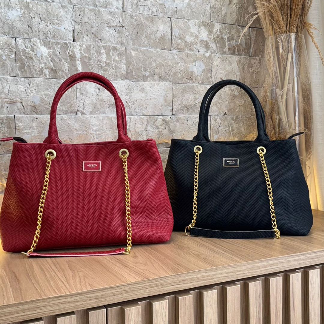 Bolsa de Couro Arezzo Isadora