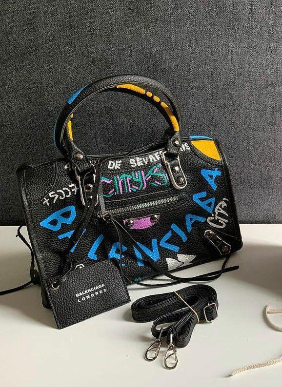 Bolsa Balenciaga Grande de Couro com 2 Alças