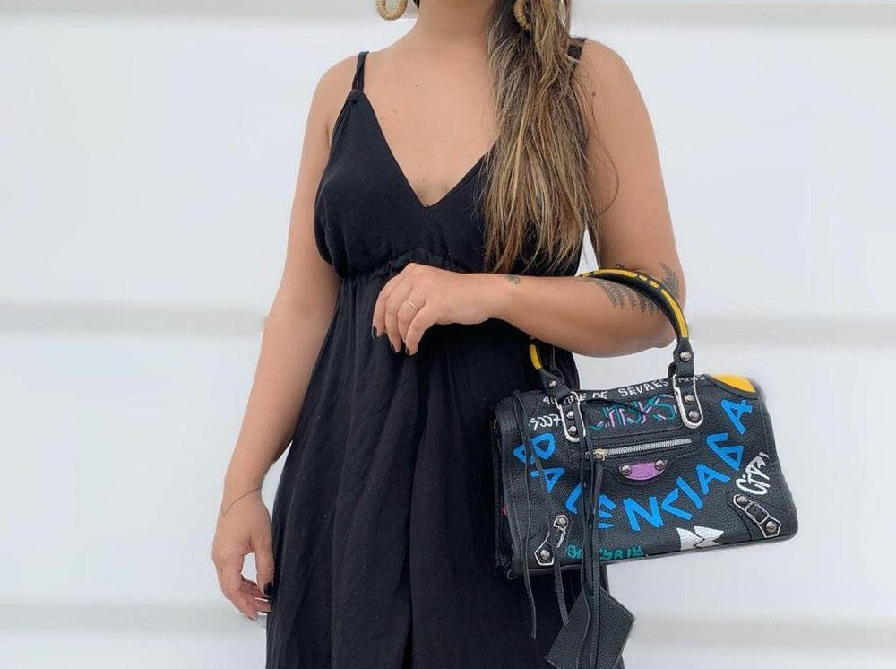 Bolsa Balenciaga Grande de Couro com 2 Alças