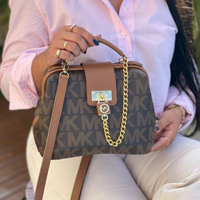 Bolsa Michael Kors Baú Transversal com Corrente