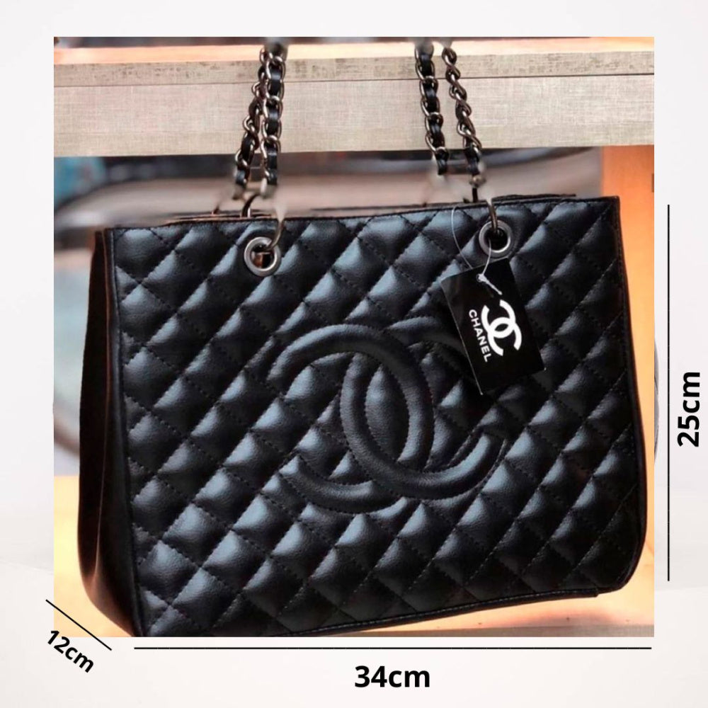 Bolsa Chanel Grande de Couro Shopper