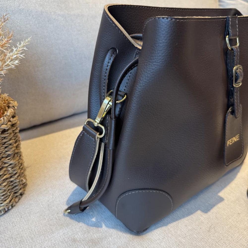 Bolsa de Couro Feine Astrid