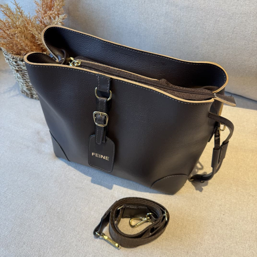 Bolsa de Couro Feine Astrid