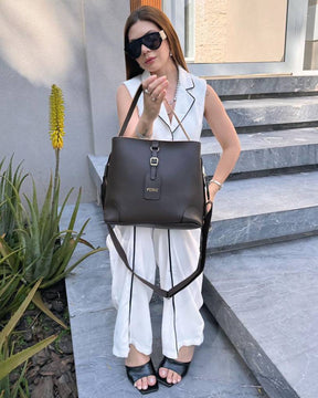 Bolsa de Couro Feine Astrid