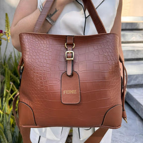 Bolsa de Couro Feine Astrid