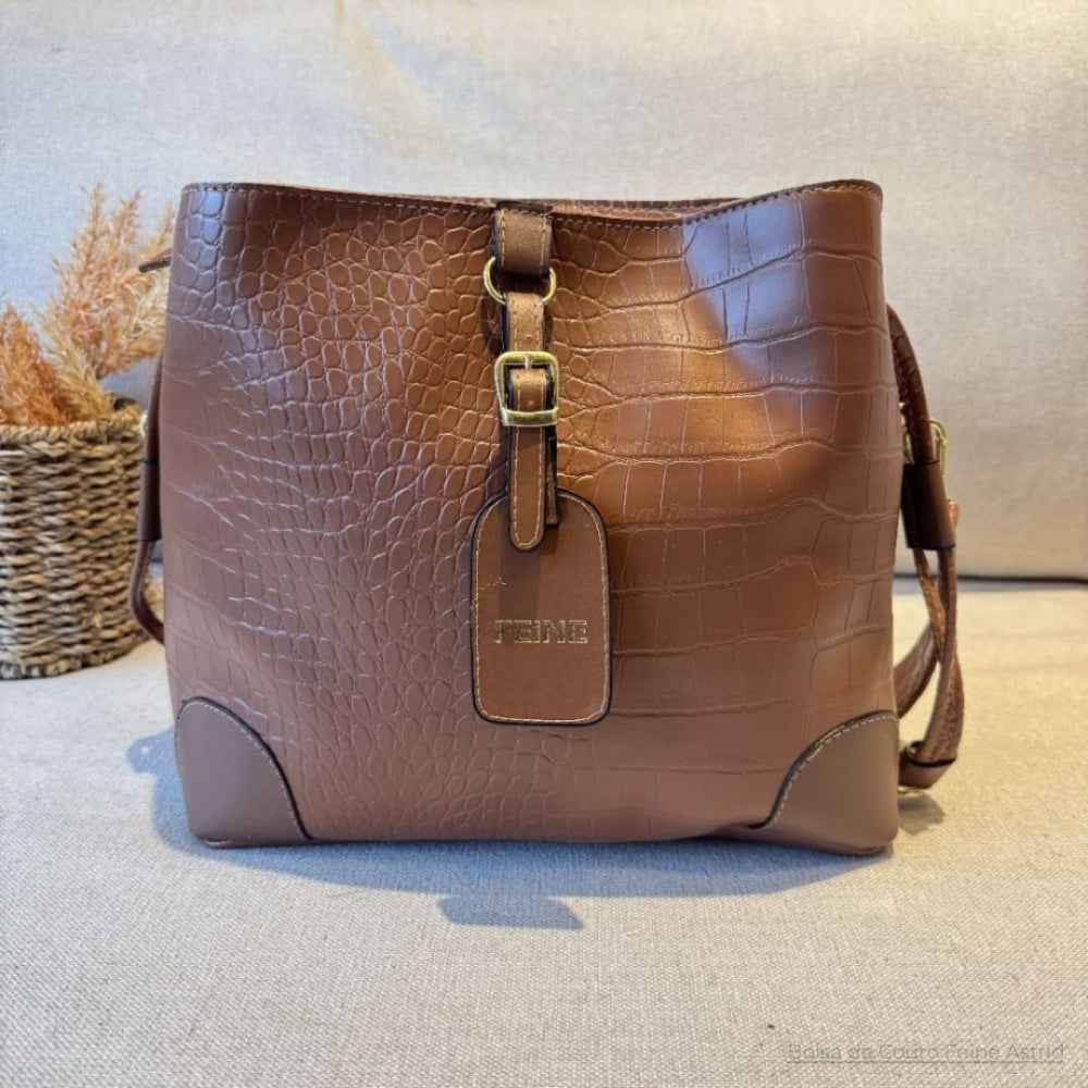 Bolsa de Couro Feine Astrid