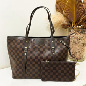 Bolsa Louis Vuitton Média de Ombro Neverfull Com Zíper