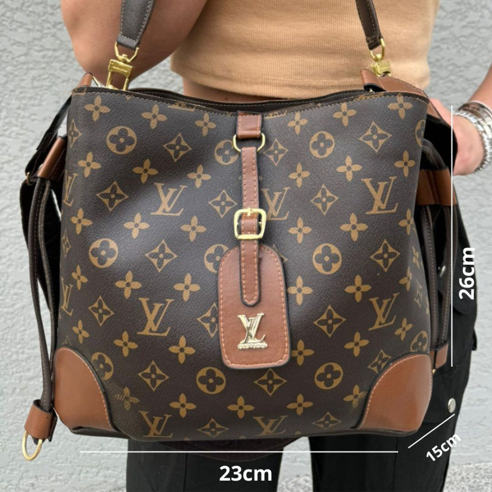 Bolsa Média de Couro Louis Vuitton Astrid