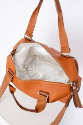 Bolsa Schutz Expansível grande de Couro 2 em 1 + Porta Cartão