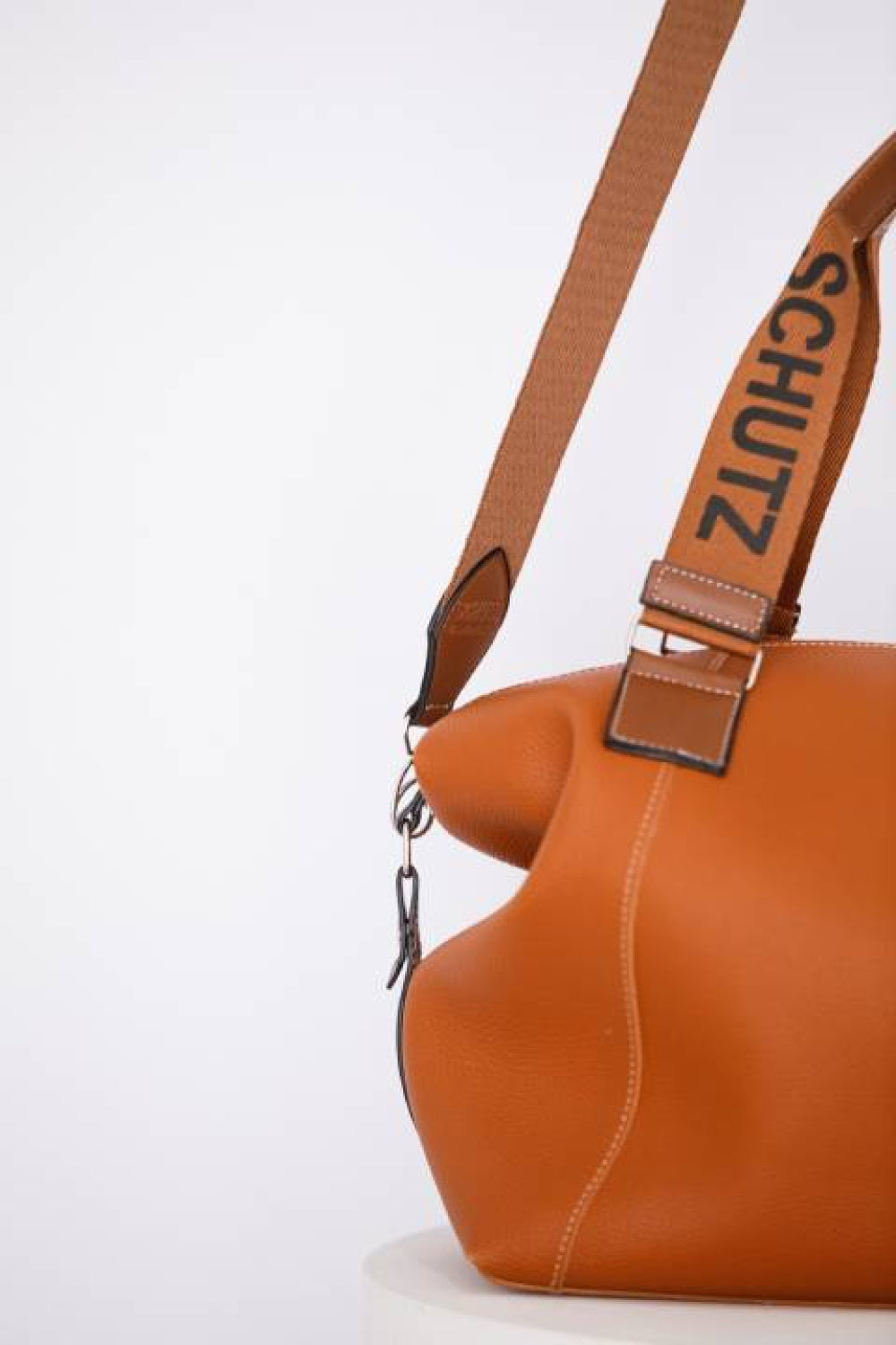 Bolsa Schutz Expansível grande de Couro 2 em 1 + Porta Cartão