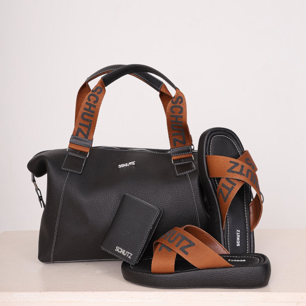 Edição Limitada: Kit Schutz com Bolsa, Sandália e Carteira