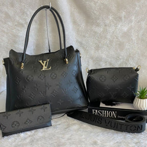 Louis Vuitton 3 peças de couro 1